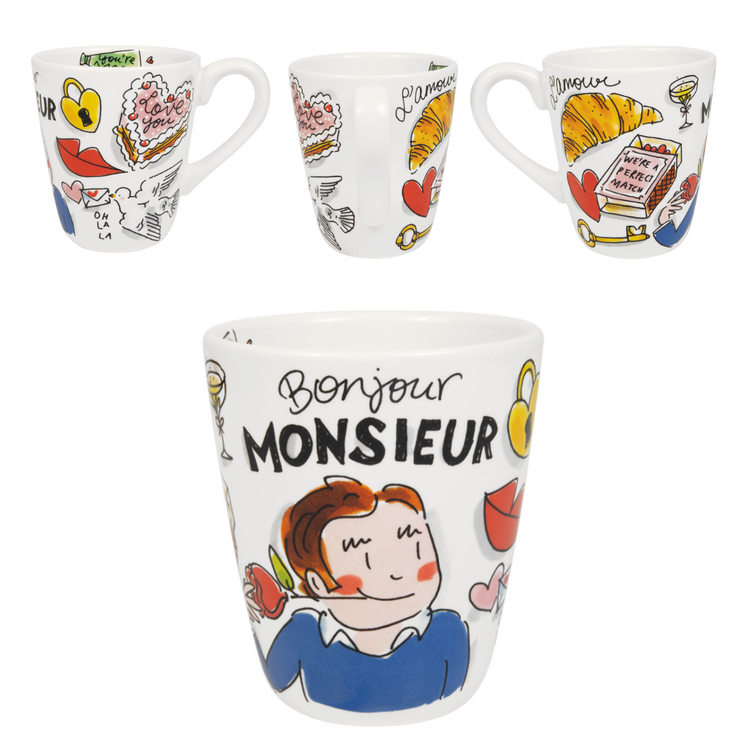 Beker monsieur - Blond Amsterdam - Conceptstore Liefs uit Zierikzee 