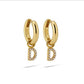 Oorbellen GOUD ALFABET