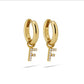 Oorbellen GOUD ALFABET
