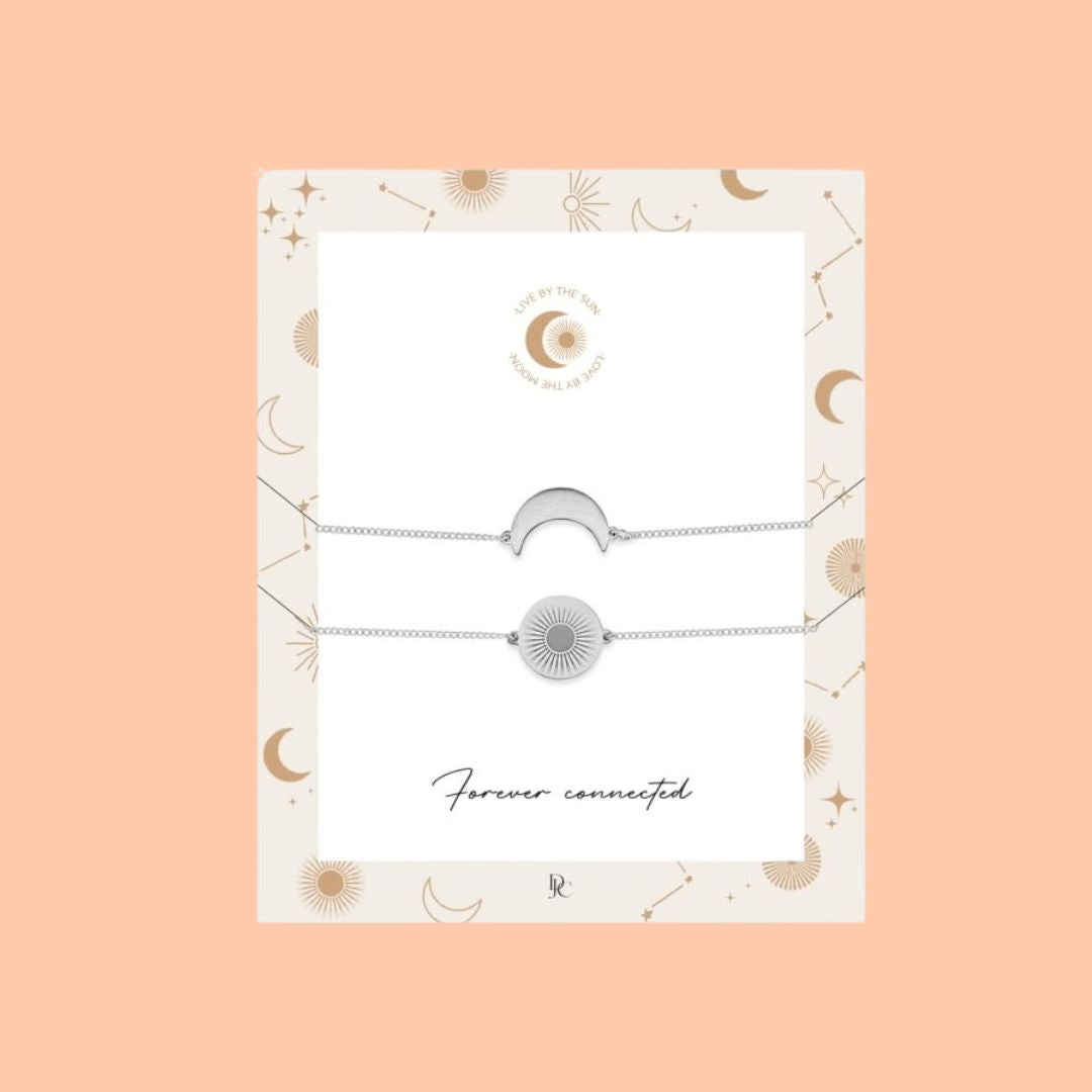 forever connected armbandenset zilver - conceptstore Liefs uit Zierikzee 