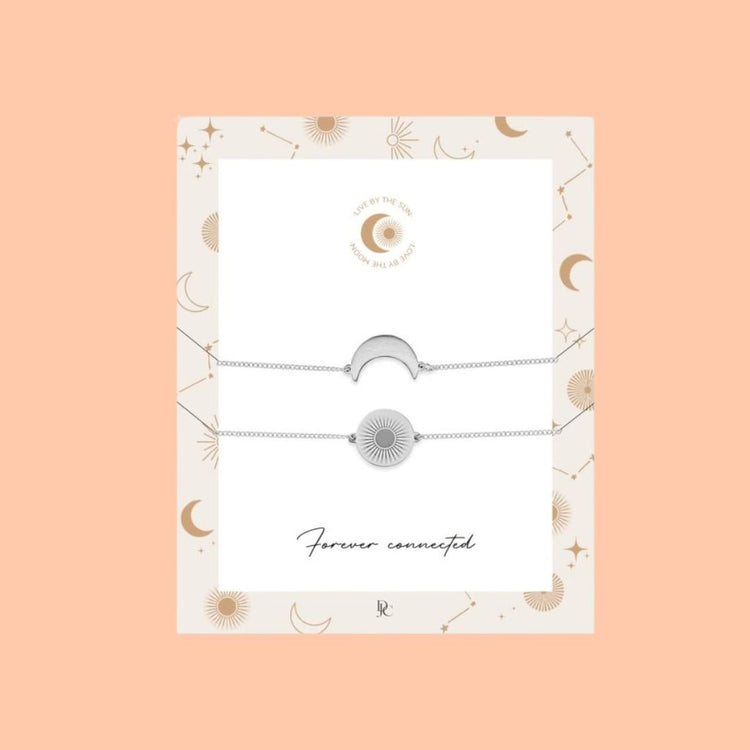 forever connected armbandenset zilver - conceptstore Liefs uit Zierikzee 