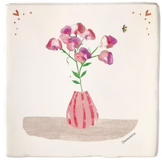 geboortetegel april pronkerwt - conceptstore Liefs uit Zierikzee 