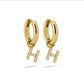 Oorbellen GOUD ALFABET