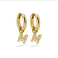 Oorbellen GOUD ALFABET