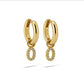 Oorbellen GOUD ALFABET