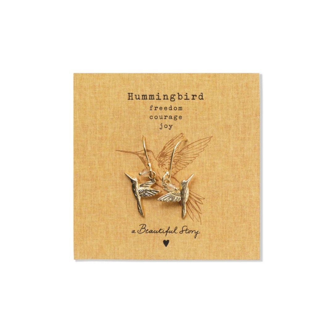Oorbellen kolibrie - conceptstore Liefs uit Zierikzee 