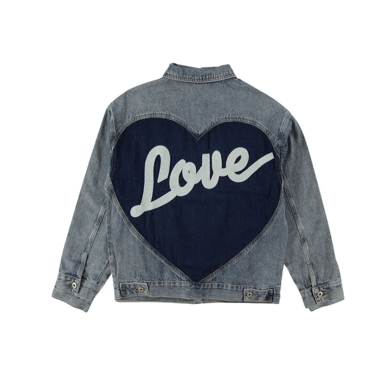 Spijkerjack love - conceptstore Liefs uit Zierikzee