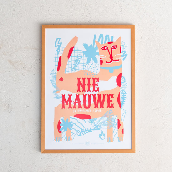 A4 poster Nie Mauwe